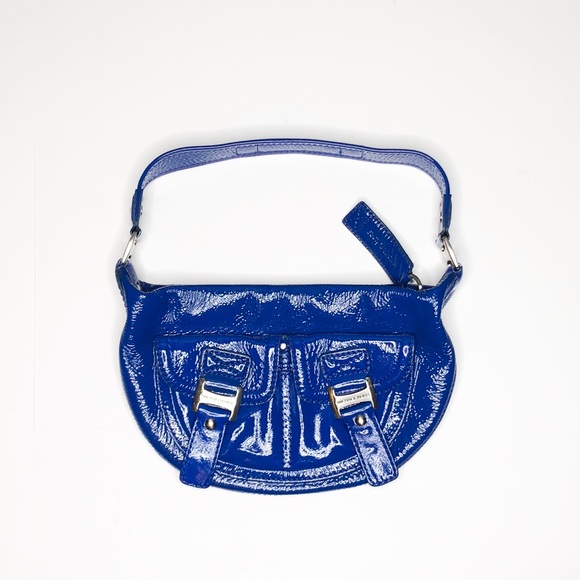 MICHAEL Michael Kors Handbags - Michael Kors blue patent hobo handbag